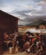 Theodore Gericault The Cattle market France oil painting artist